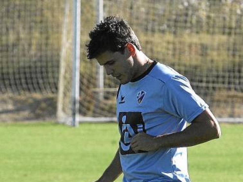 Jon Echaide confía en la reacción del Huesca.