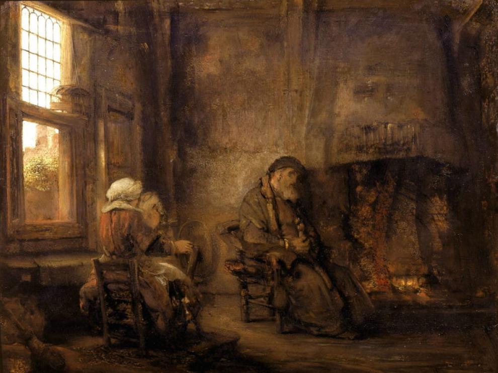 'Tobías y su esposa', de Rembrandt.