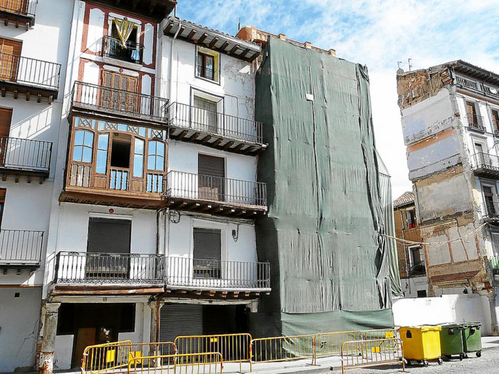 El mal estado de los edificios obligó, incluso, a cambiar de ubicación el chupinazo de San Roque.