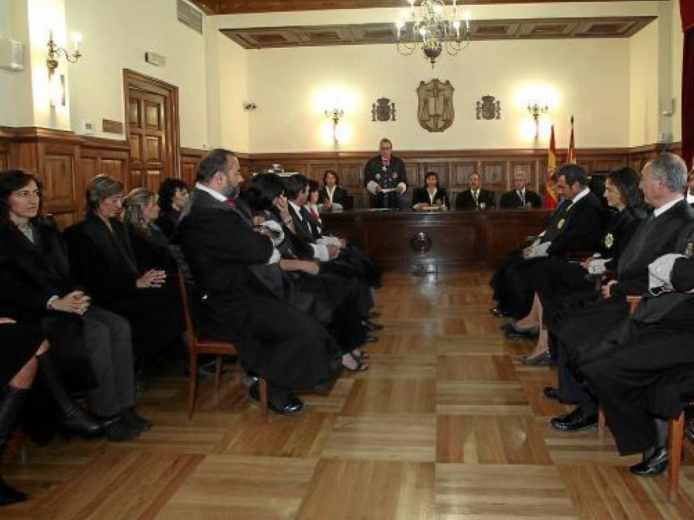 Intervención del fiscal jefe, ayer, durante el acto oficial de apertura del año judicial.