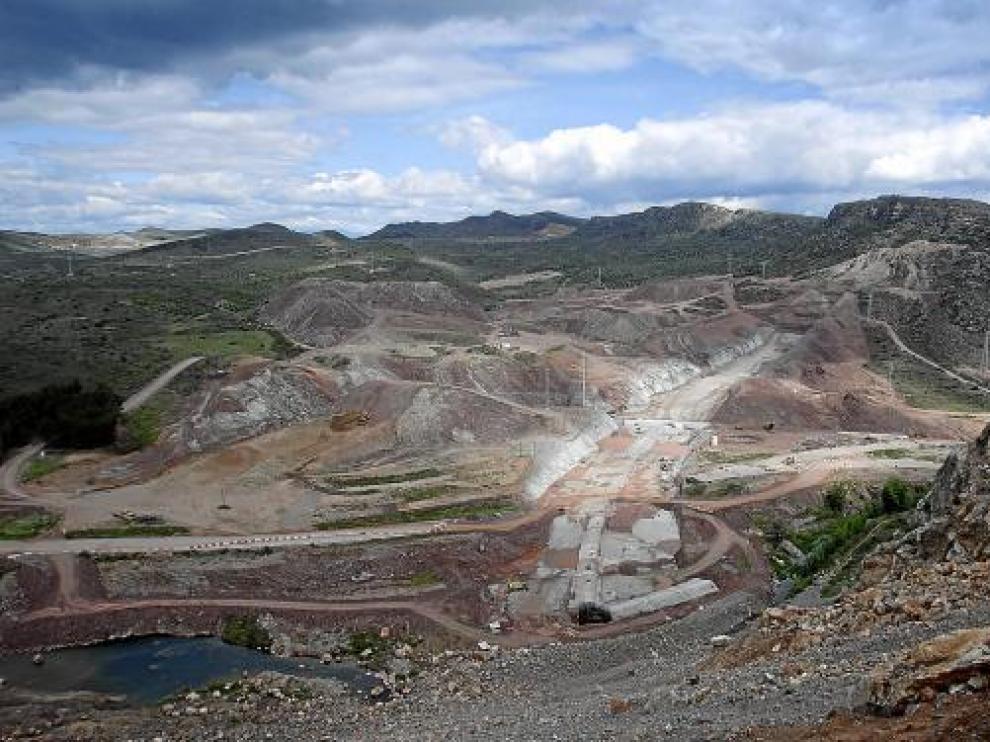 Vista panorámica de las obras de Mularroya.