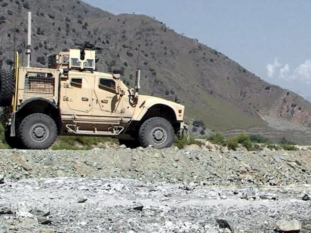 Tropas de la OTAN, durante la operación de búsqueda de la británica secuestrada