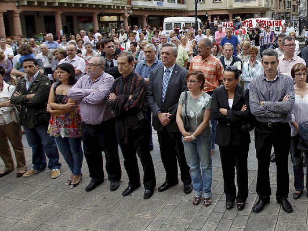 Concentración en Zarauz