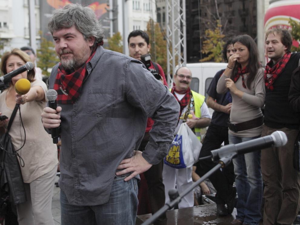 Javier Coronas, pregonero de las peñas