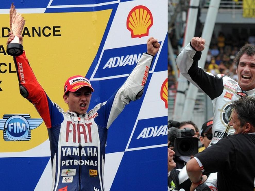 Jorge Lorenzo y Toni Elías