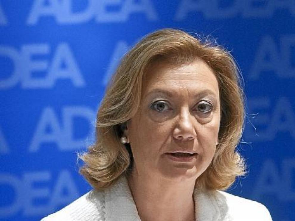 La candidata popular a la presidencia de Aragón, Luisa Fernanda Rudi.