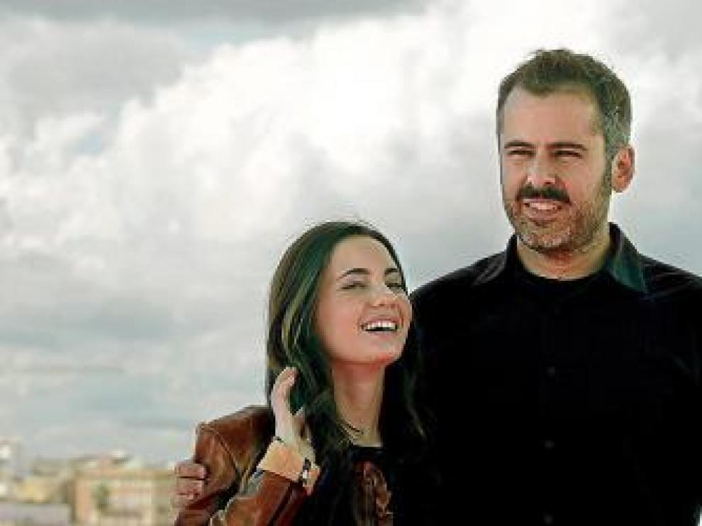 La actriz Ivana Baquero y el directo Luis Berdejo, ayer, en Sitges.