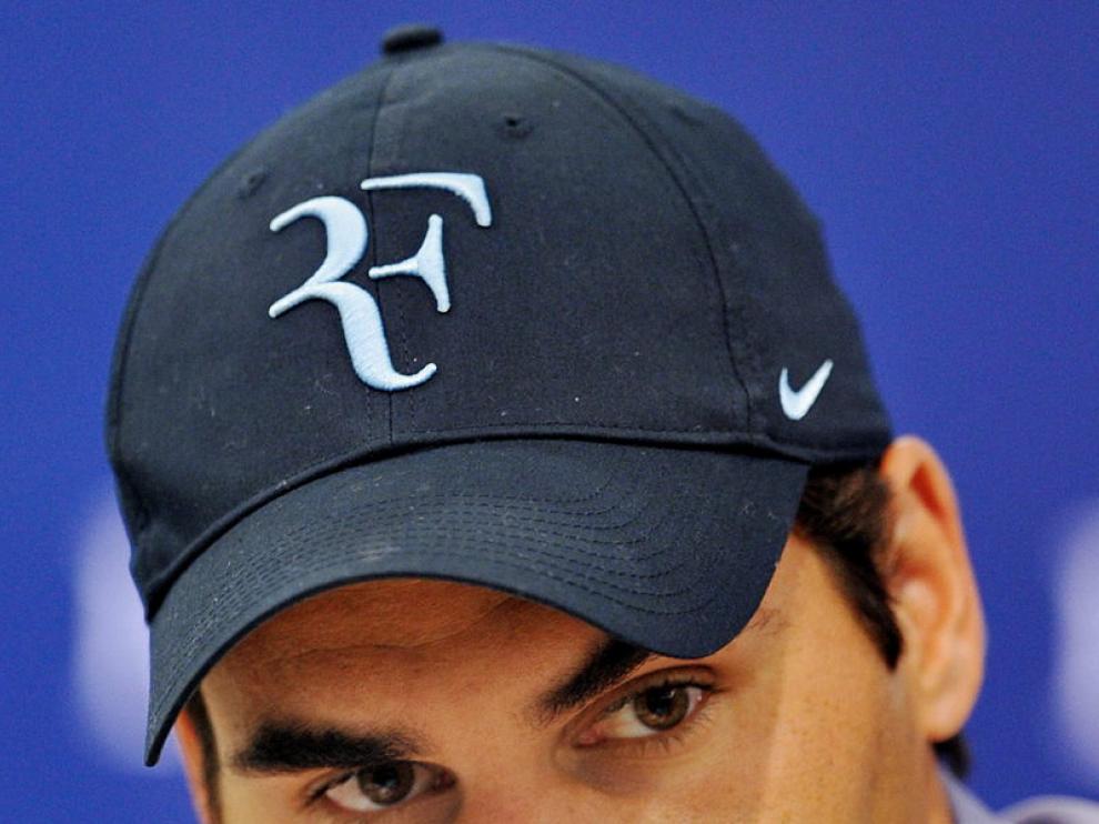 El ex número uno del mundo, Roger Federer, durante una rueda de prensa