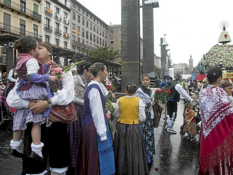 Los claveles fueron, un año más, las flores preferidas.