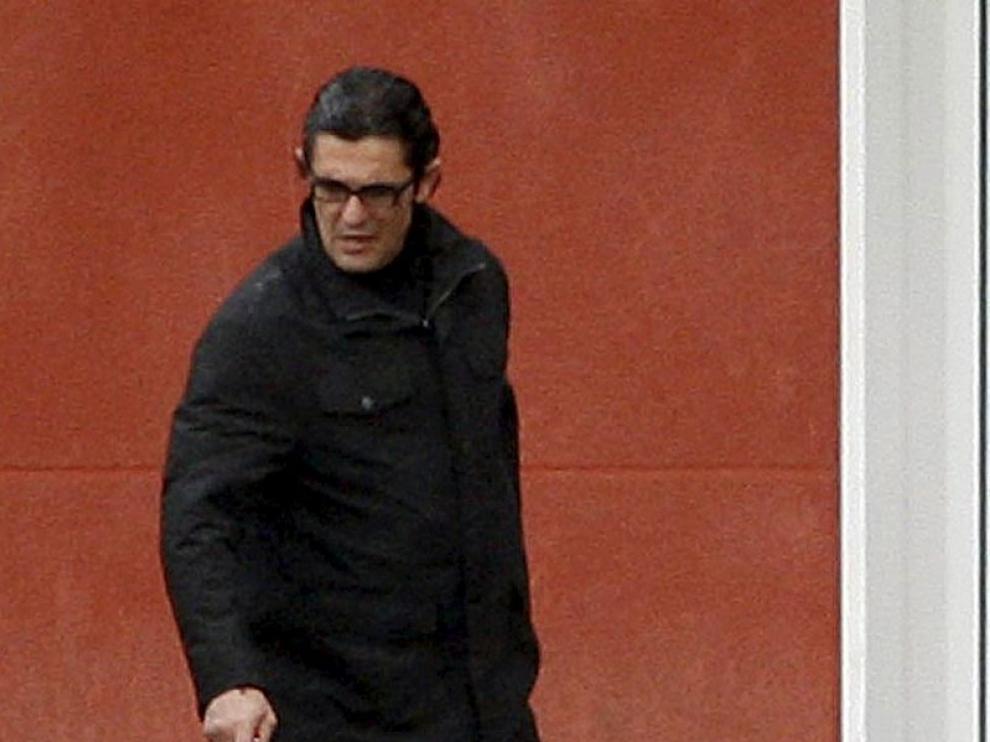 Antonio Puerta a su salida de la cárcel
