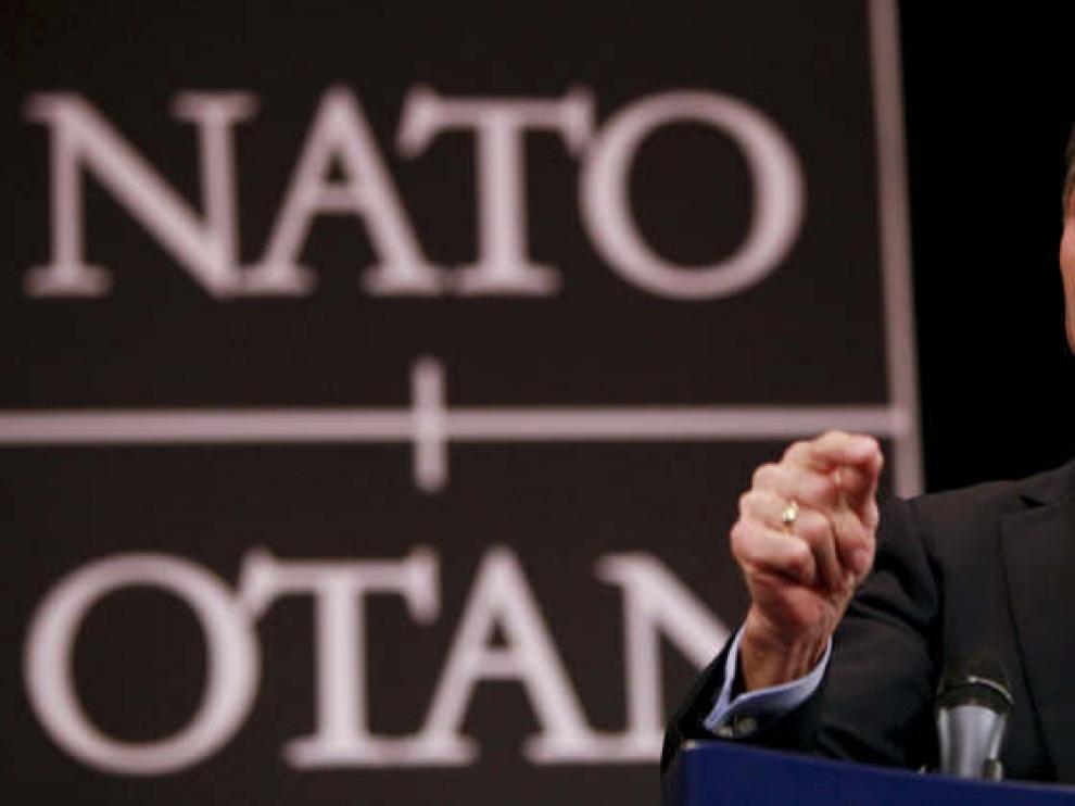 El secretario general de la OTAN, Anders Fogh Rasmussen