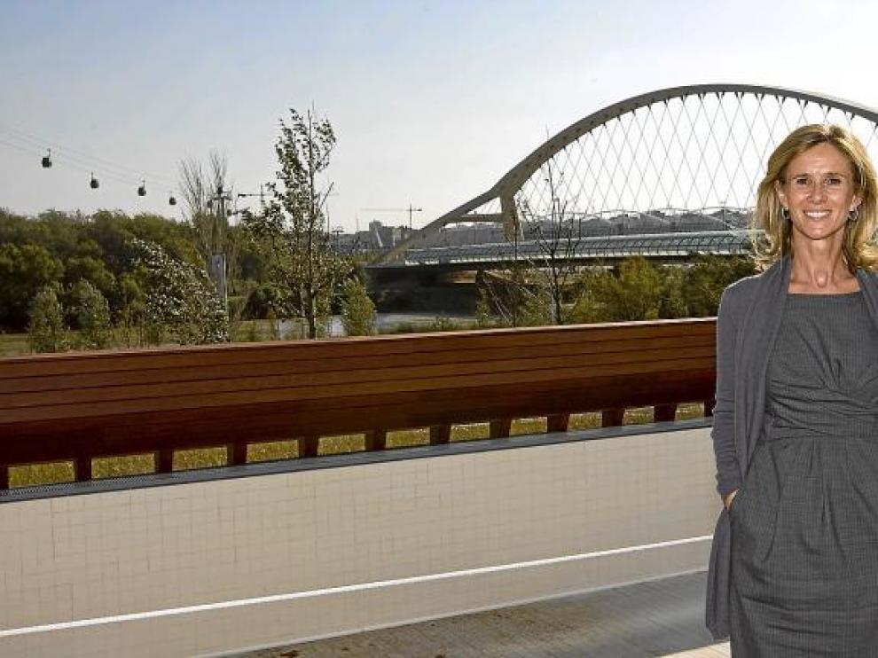 Cristina Garmendia, ministra de Ciencia e Innovación, el pasado jueves en Zaragoza.