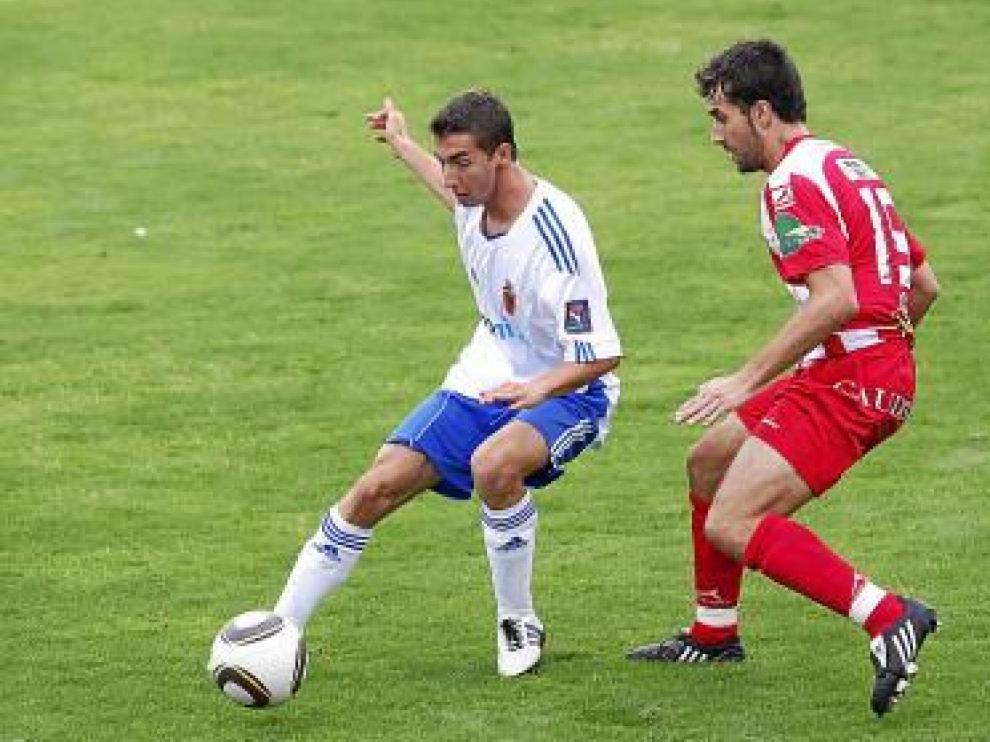 Kevin Lacruz, en el duelo ante el Ejea.