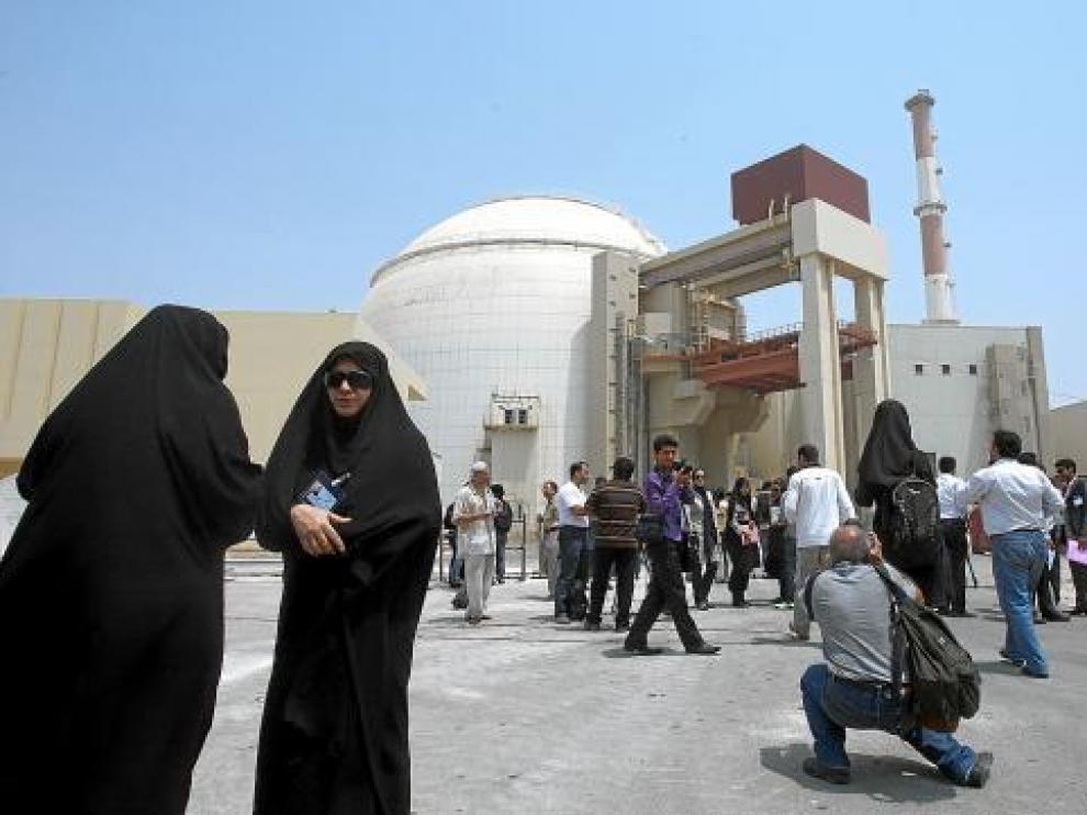 La central de Bushehr, el pasado 21 de agosto, día de su puesta en marcha.