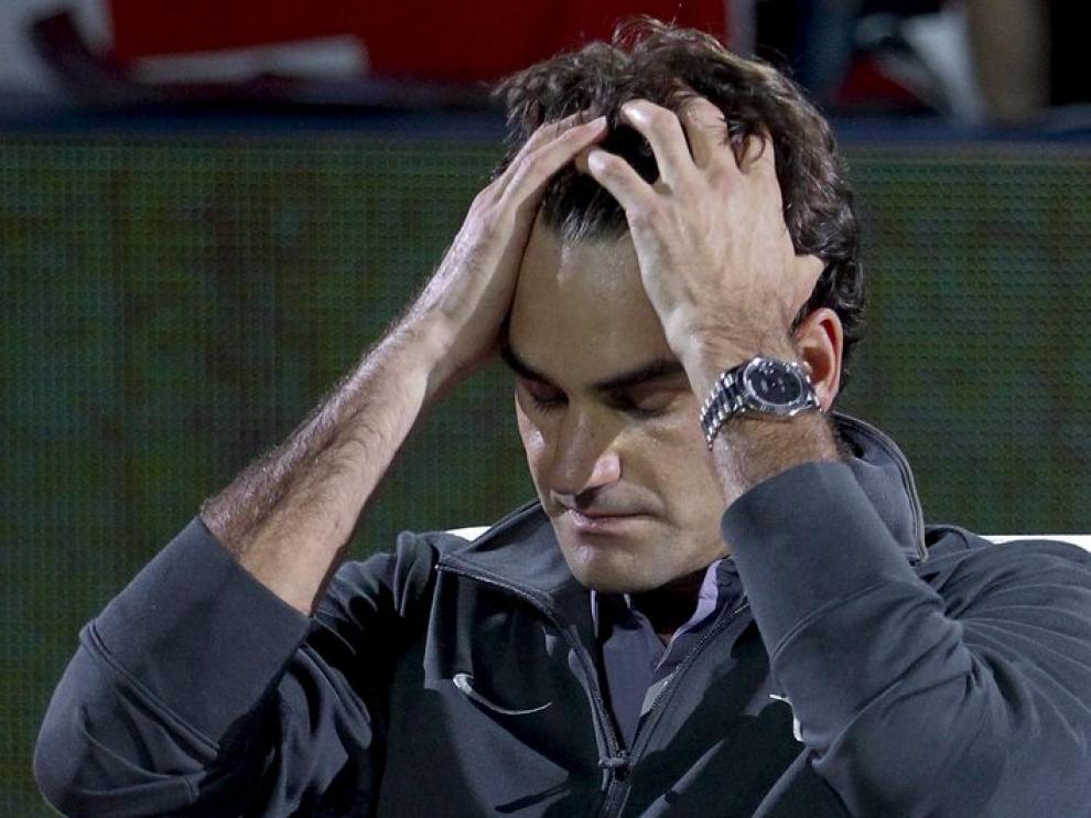 Roger Federer, derrotado en la final de Shangái