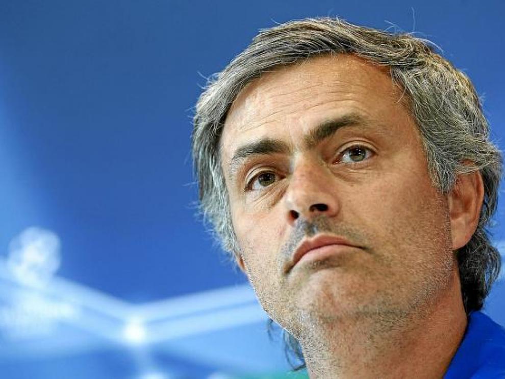 José Mourinho, en la rueda de prensa de ayer.