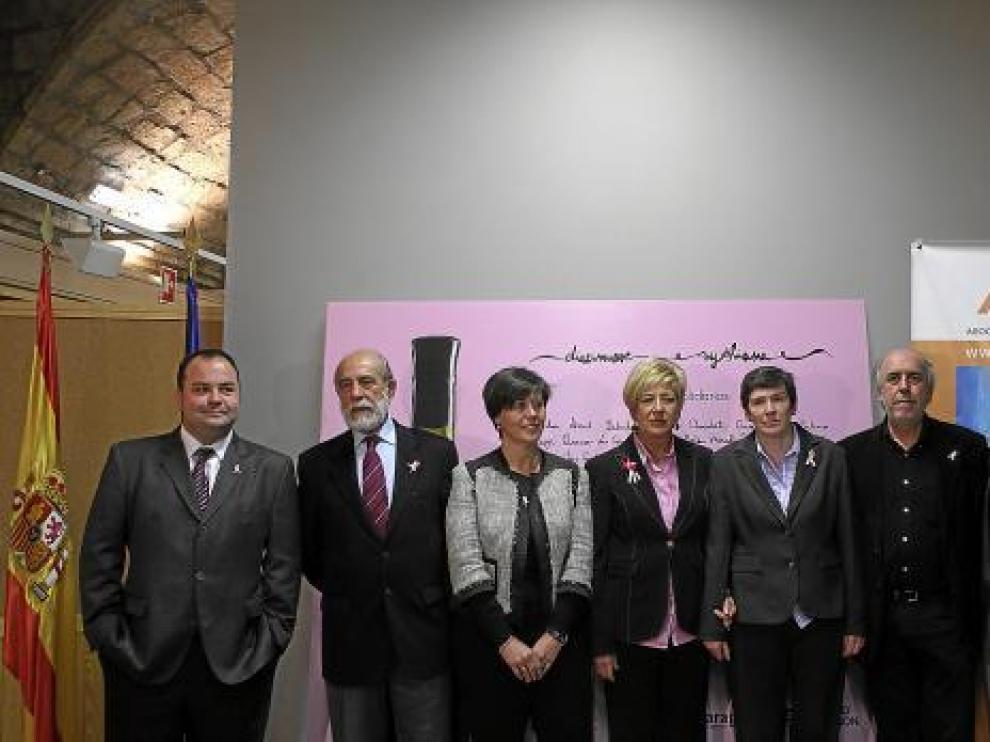 Víctor Chueca, José Enrique Ocejo, Teresa Antoñanzas, María José Aybar, Susana Ruberte, Manuel García Encabo y Pilar Alcober.