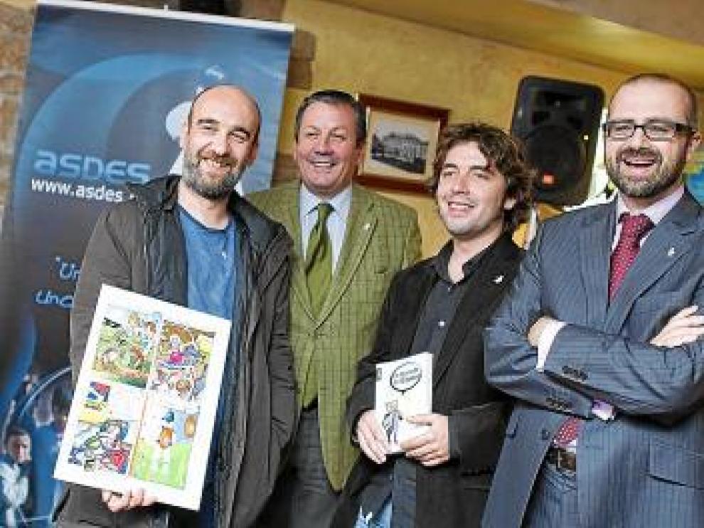 Kalitos, Salvador Macías, José Vicente Pinar y Juan Royo.