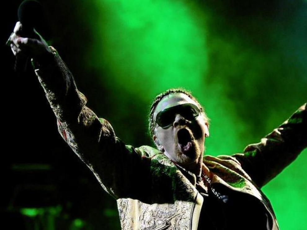 Axl Rose, líder y alma de Guns N' Roses.