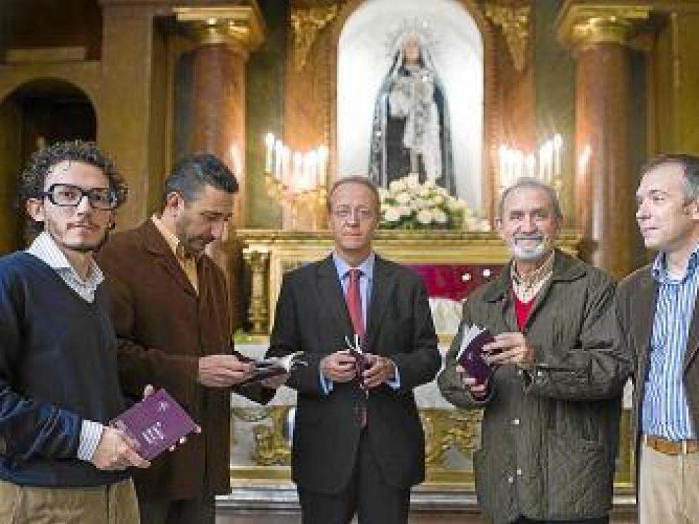 De izquierda a derecha, Sergio Navarro, Carlos Pardos, Ernesto Millán, Santiago Gonzalo y Luis Sorando.