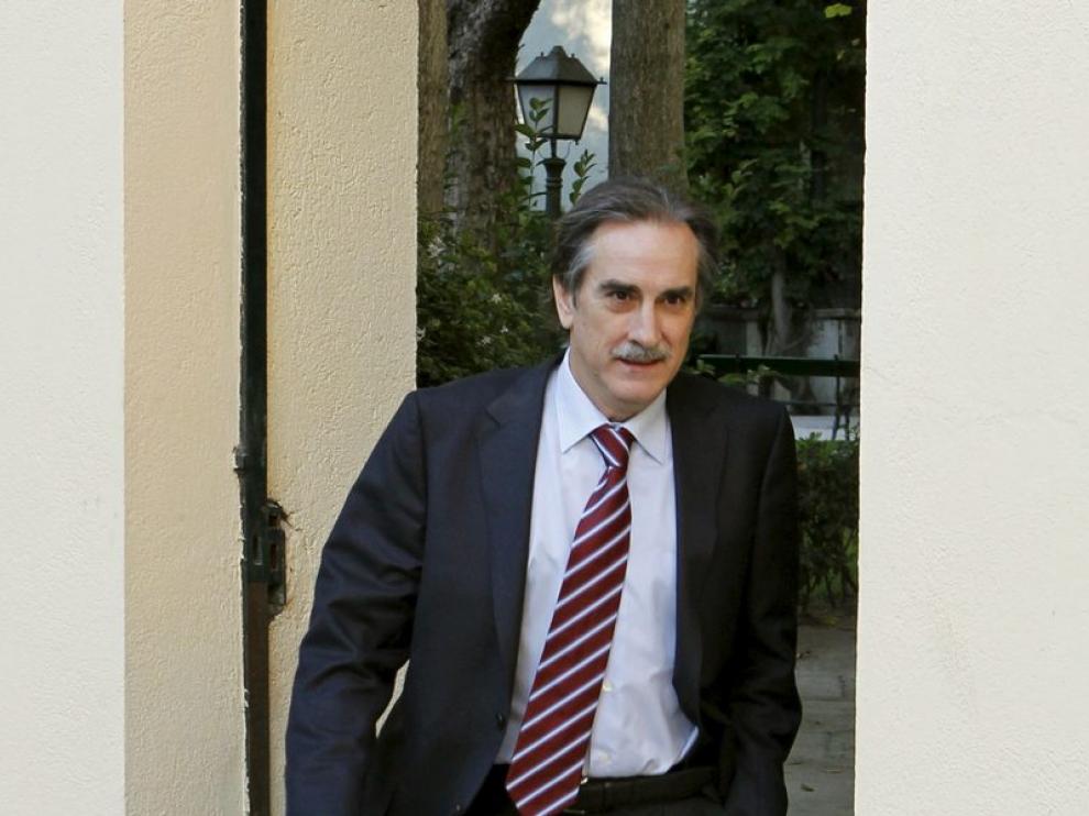 El nuevo ministro de Trabajo, Valeriano Gómez, en la Fundación Ortega y Gasset