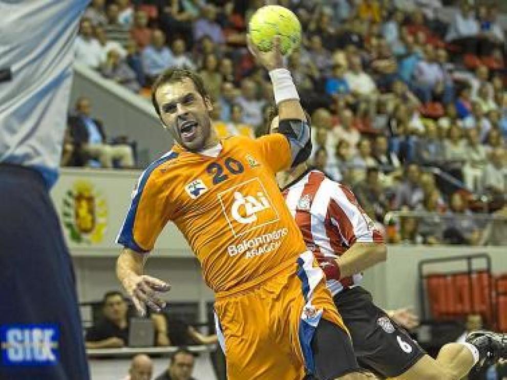 Masachs, en un momento del partido ante Puerto Sagunto.