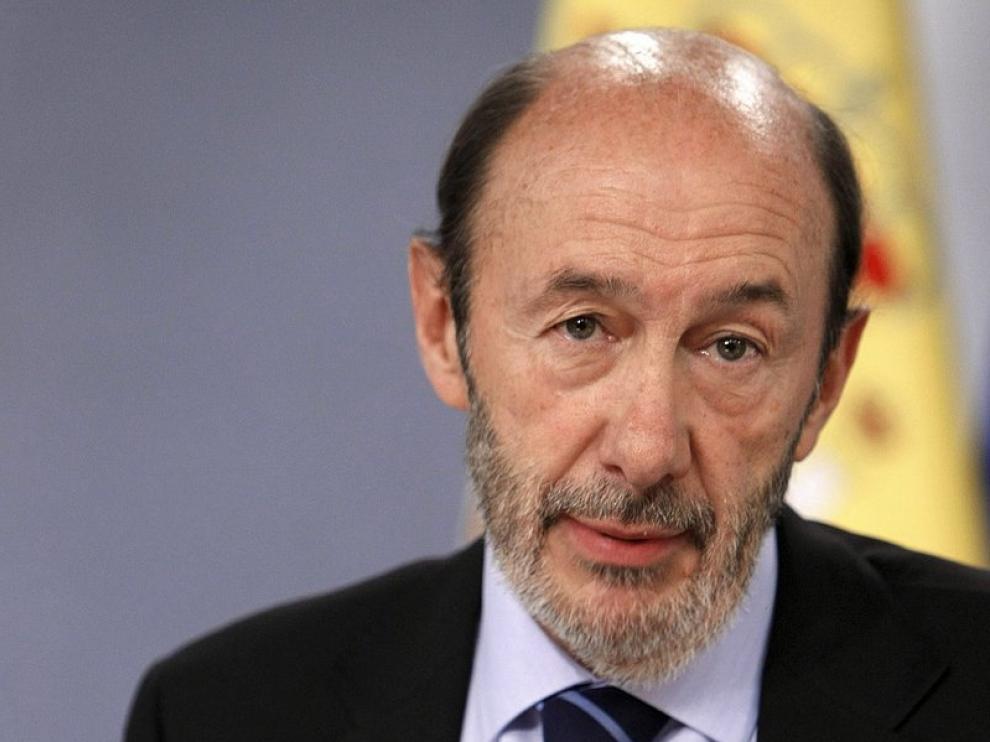 El vicepresidente primero del Gobierno, Alfredo Pérez Rubalcaba
