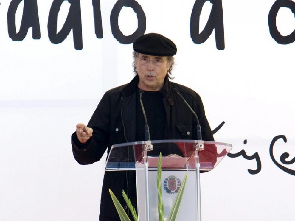 Serrat ha intervenido en el acto