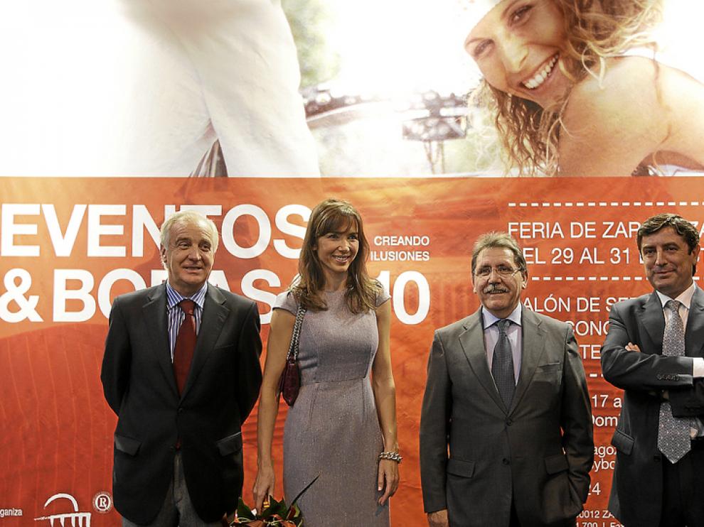 De izquierda a derecha, José Ángel Subirá, Paloma Lago, Manuel Teruel y José Antonio Vicente.