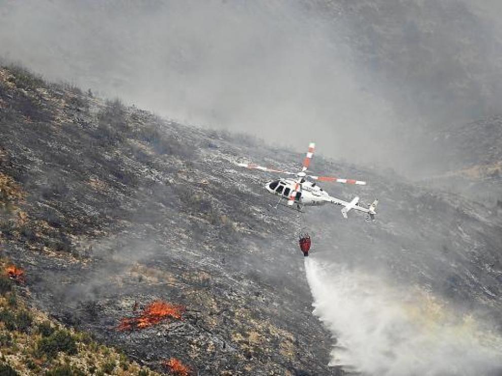 El operativo de extinción necesitó tres días para dar por extinguido un incendio de 2009