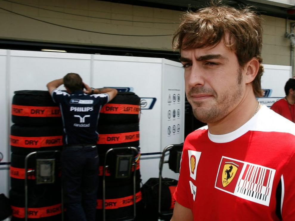 Alonso en Interlagos.