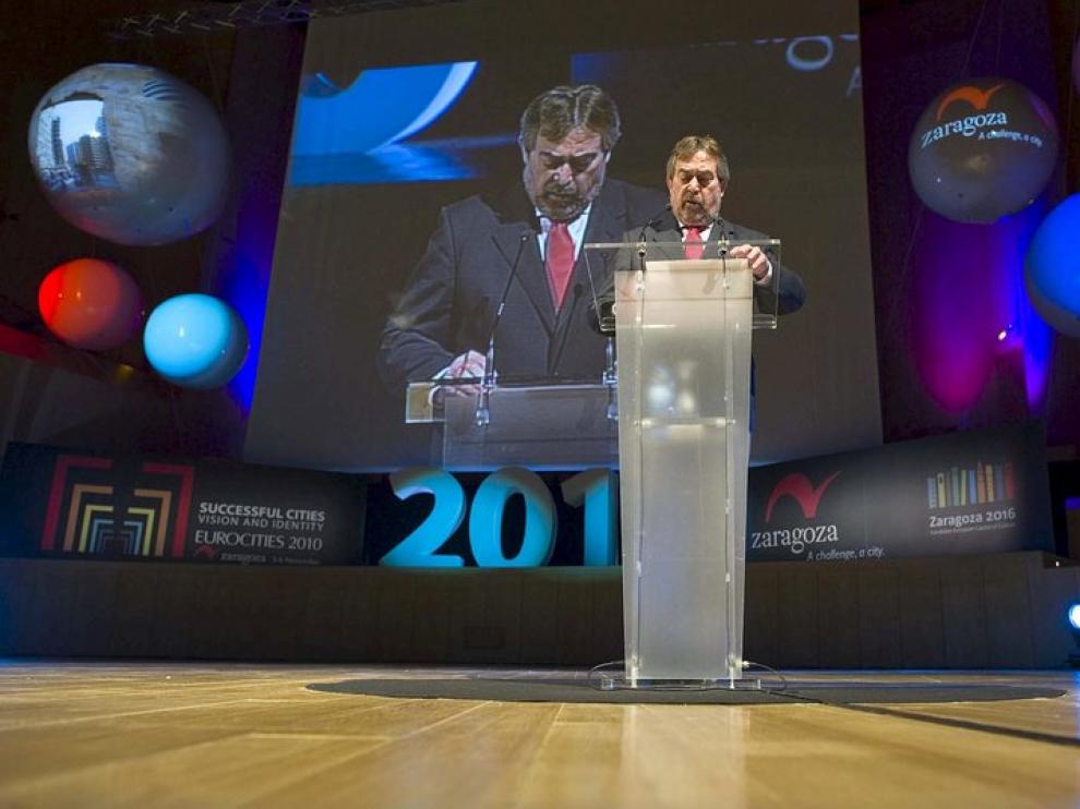 Belloch, en la clausura de Eurocities