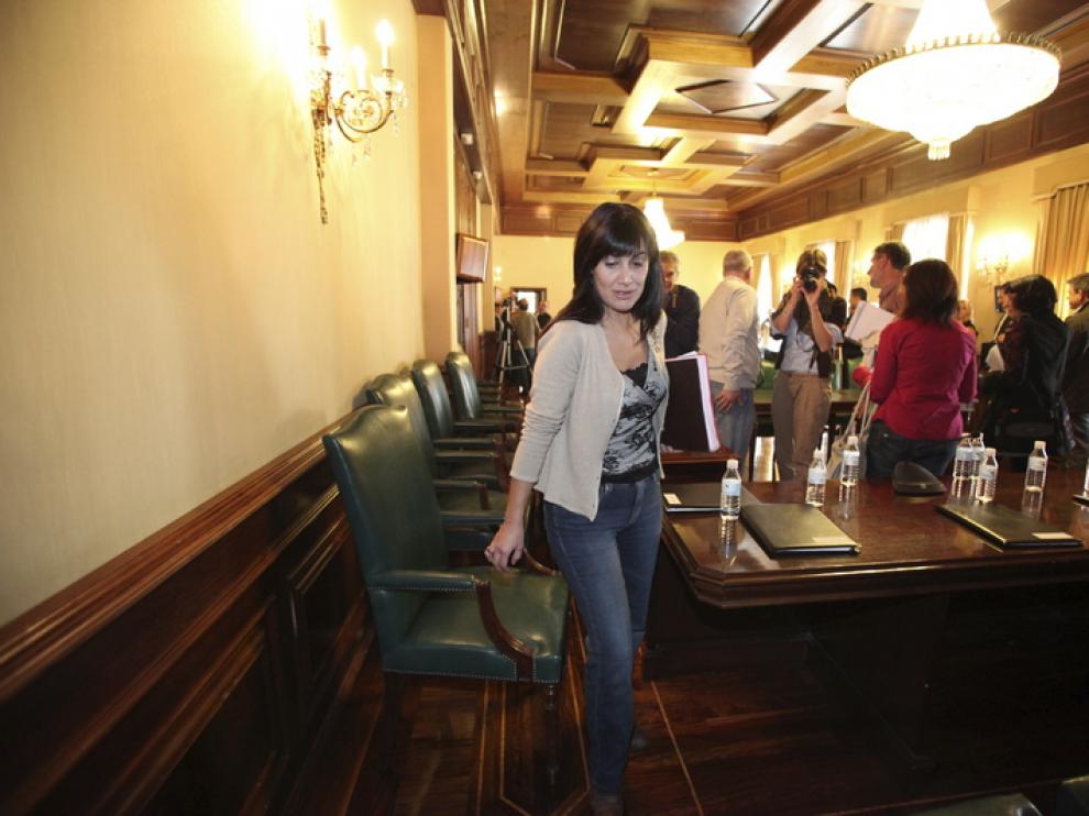 Lucía Gómez, alcaldesa en funciones de Teruel
