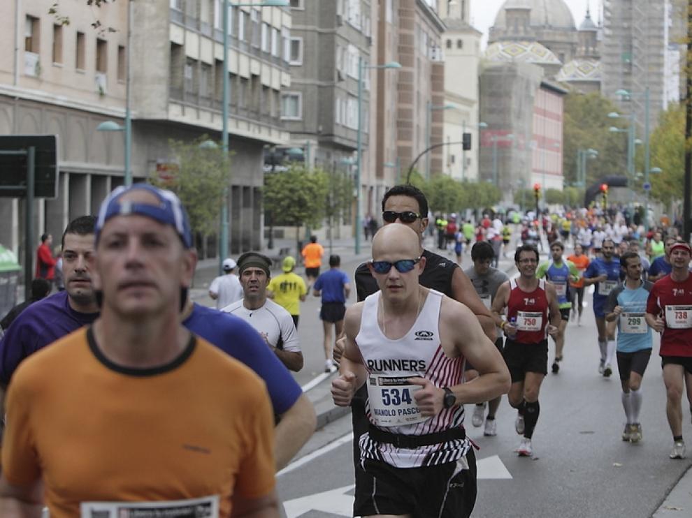 Algunos de los corredores de la prueba