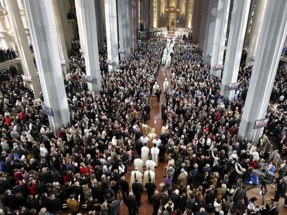 Imagen de la misa de consagración del templo
