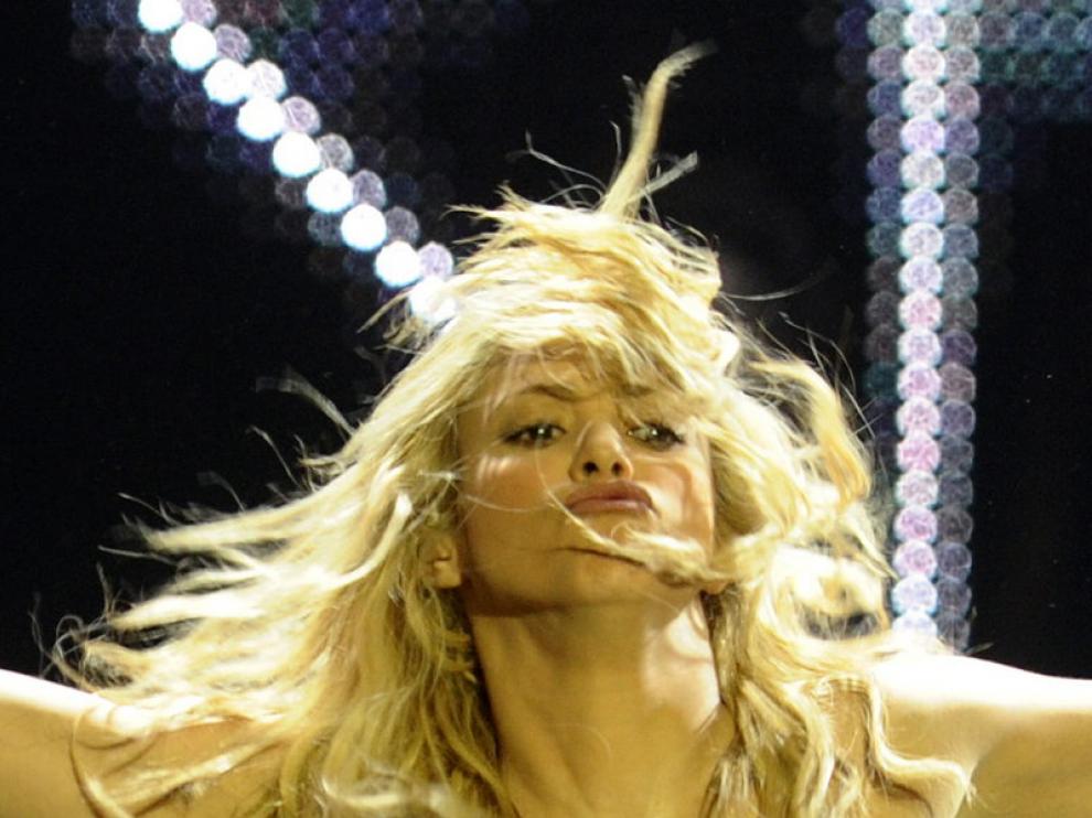 Shakira hizo gala de su habitual desparpajo.