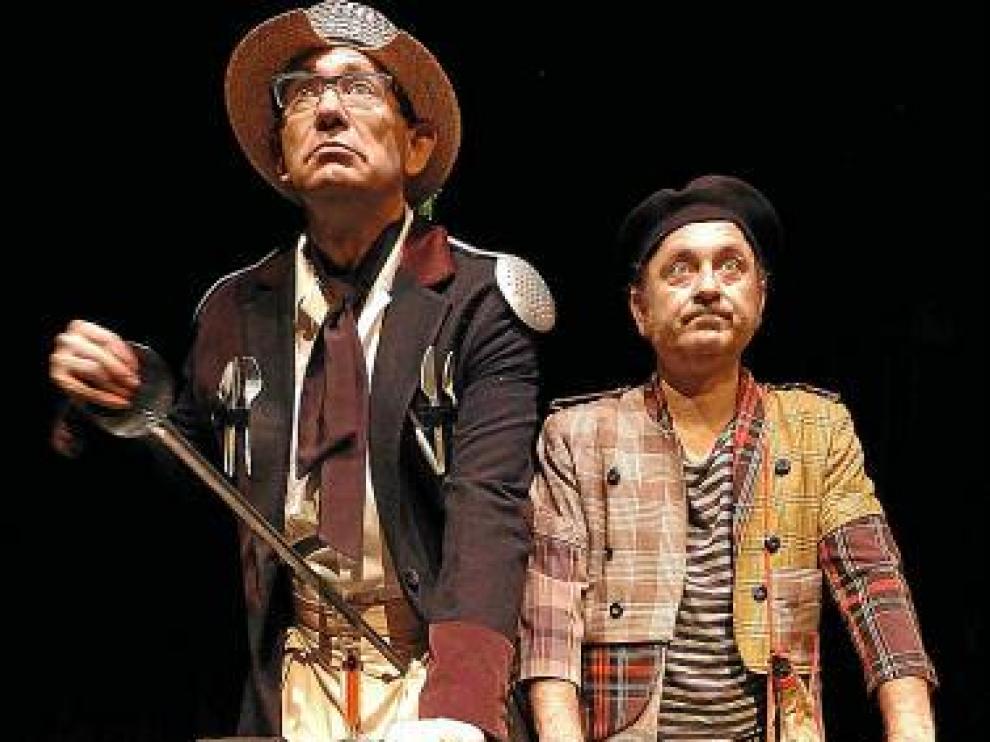 El dúo protagonista de 'Q. (Clown Quijote)'.