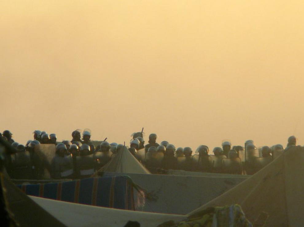 Imagen de las fuerzas de seguridad marroquíes.