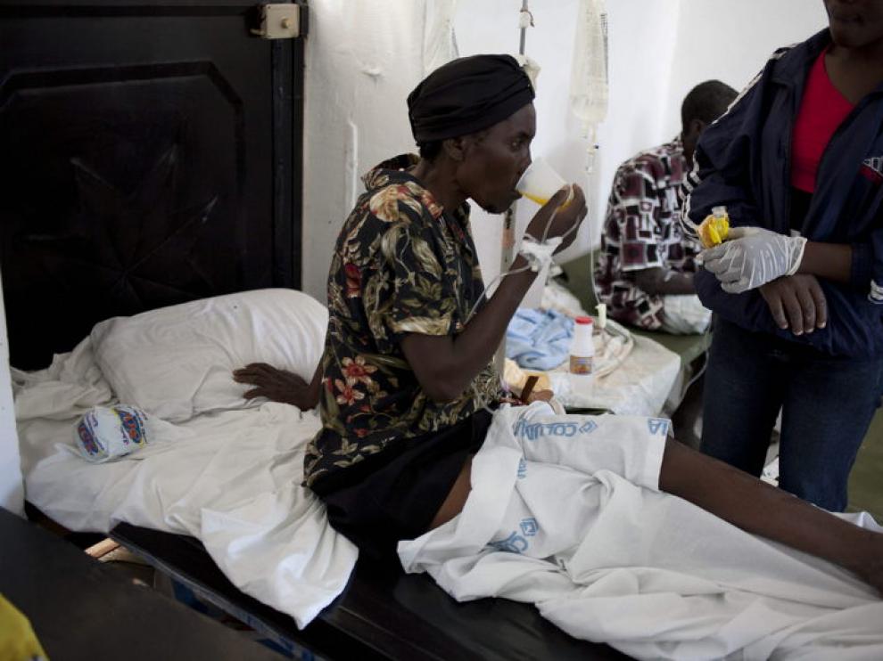 Los enfermos de cólera llenan los hospitales