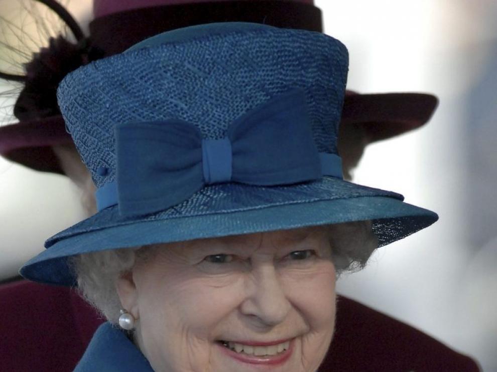 La reina del Reino Unido, Isabel II