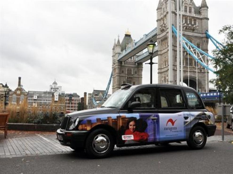 Uno de los taxis que recorrerán el centro de Londres.