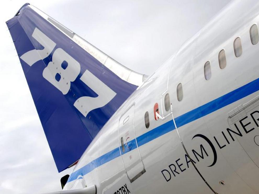 Imagen del Boeing 787 Dreamliner.