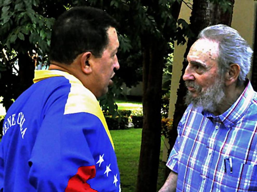 Fotos difundidas por los medios cubanos.