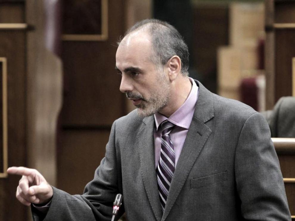 El Congreso el portavoz de ERC, Joan Ridao