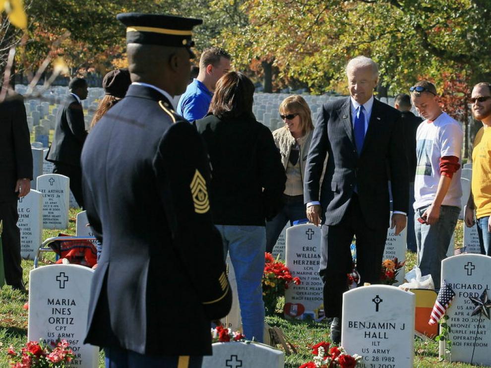 Biden, en los actos de conmemoración