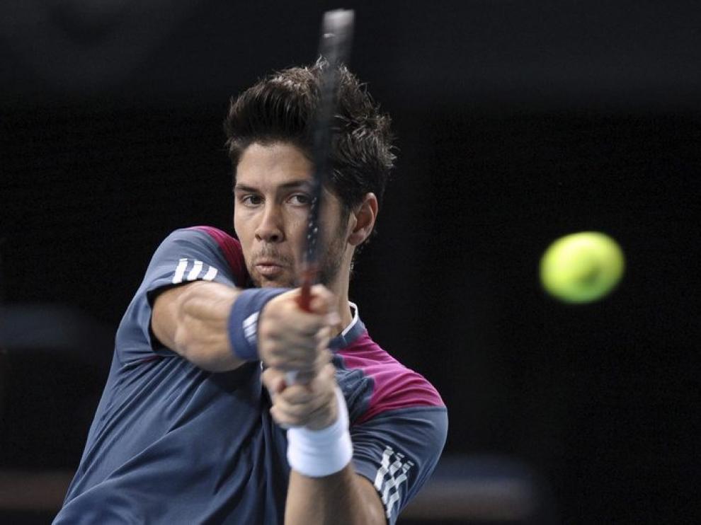 Verdasco en su encuentro ante Monfils.