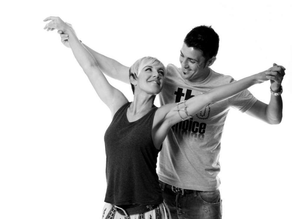 David Villa y Ana Torroja