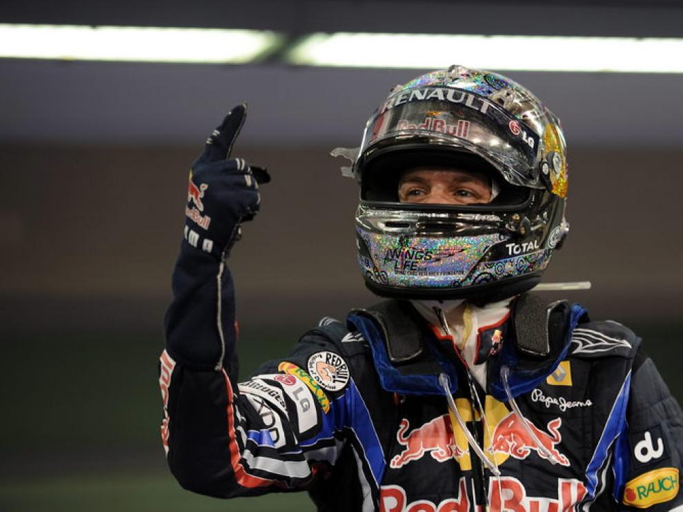 Vettel venció en Abu Dabi