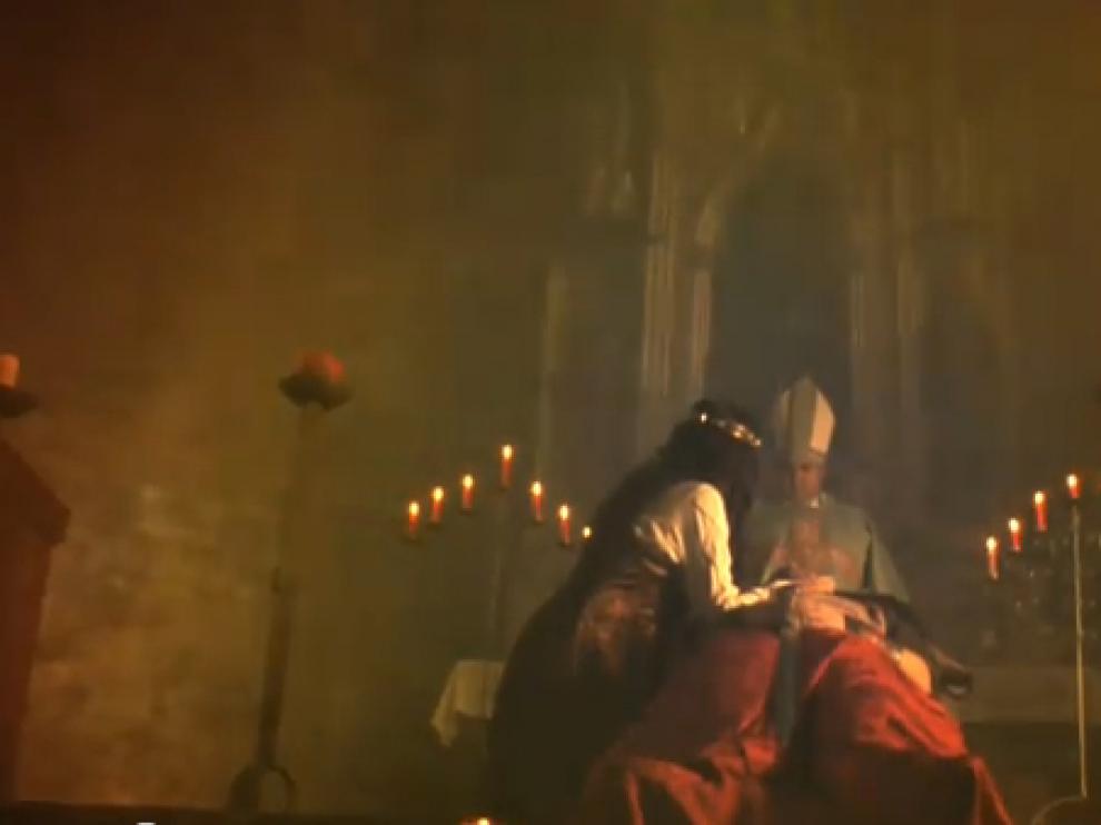 Fotograma del videoclip que cuenta con actores turolenses