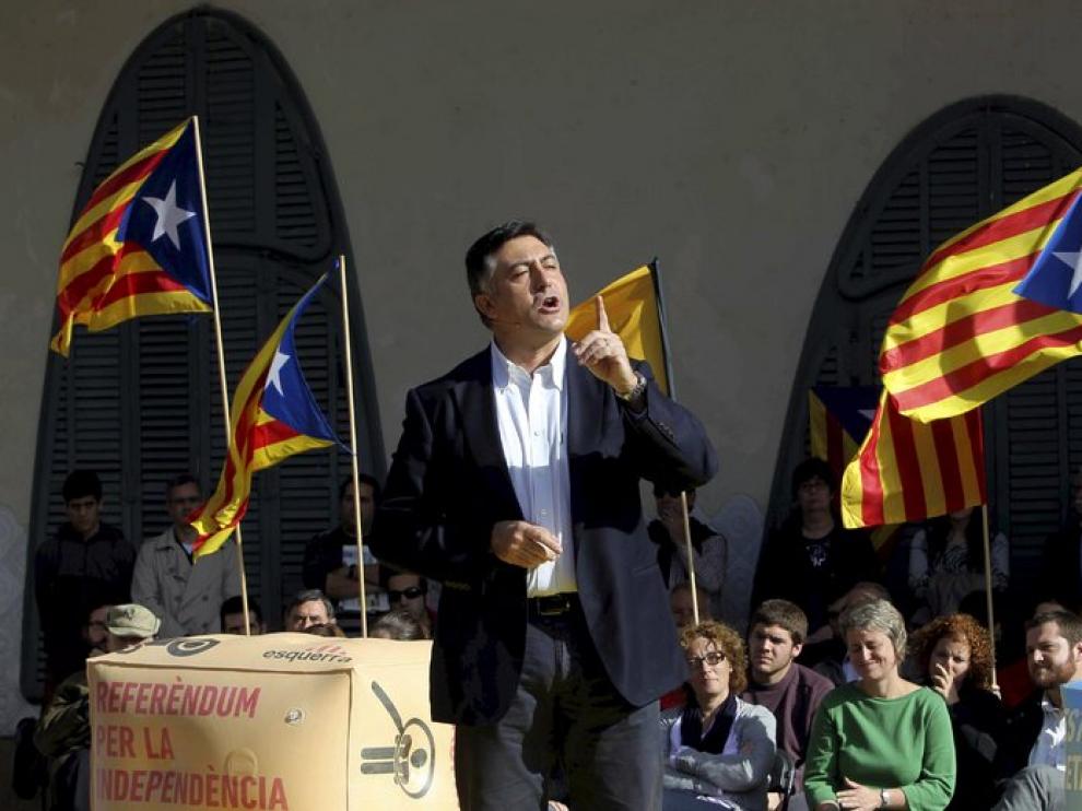 El líder de ERC, Joan Puigcercós